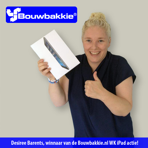 Winnaar iPad actie